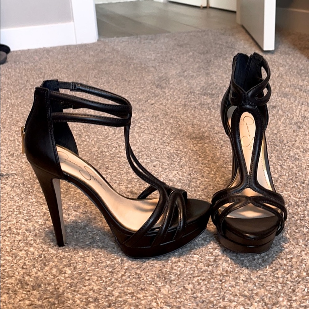 Jessica Simpson Strappy Platform Sandal Stiletto 7